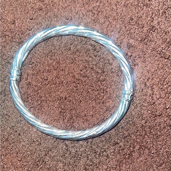 14 kt white gold bangle - Picture 1 of 2